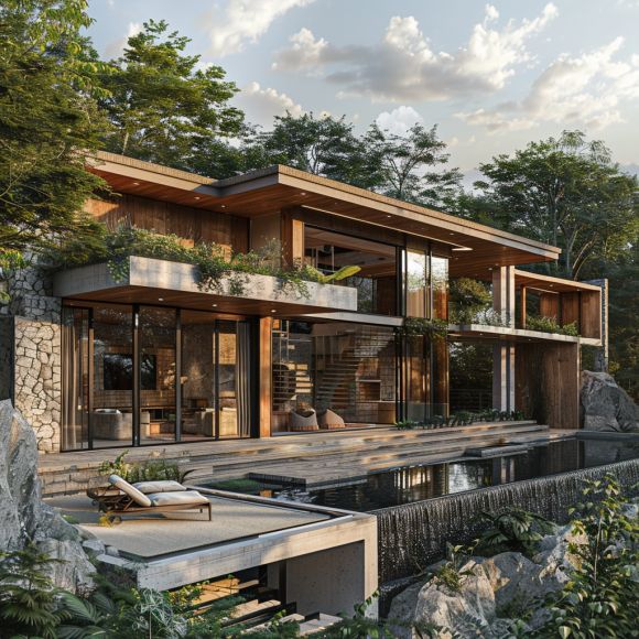 طراحی رایگان ویلا دوبلکس؛ پلان‌های شیک و کاربردی