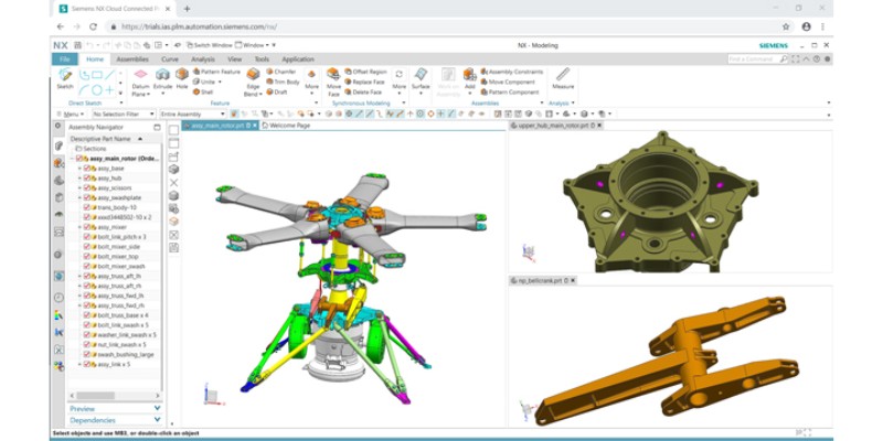 نرمافزار Siemens NX برای مدلسازی پیشرفته مهندسی مکانیک